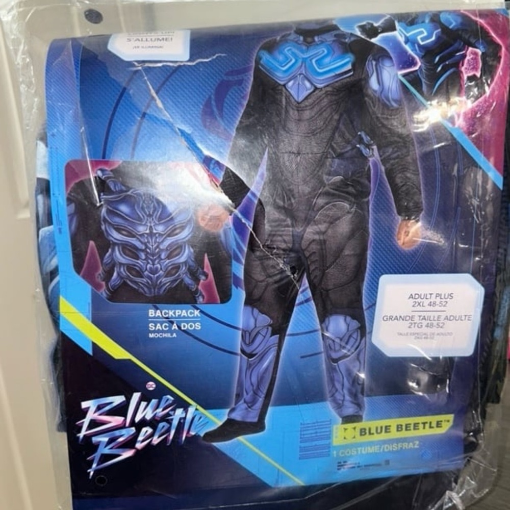 DC Blue Beetle Adult Plus Costume